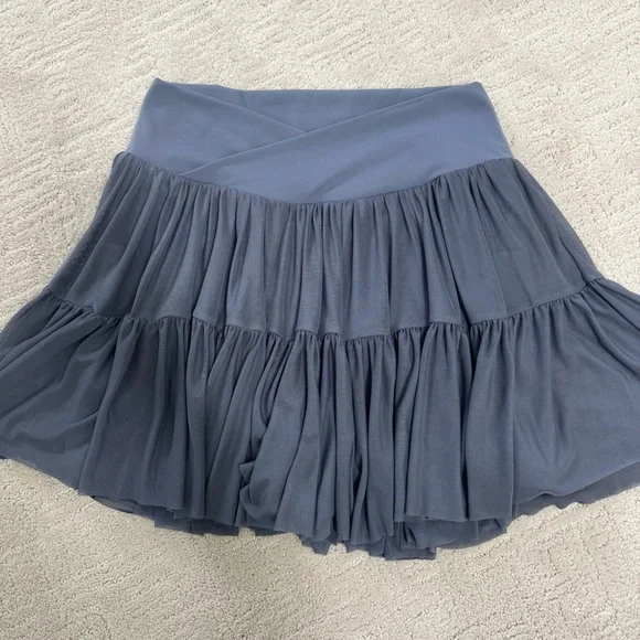 Blogilates Target Collection Ballerina Skort Skirt Steel Blue Size S - Picture 3 of 5